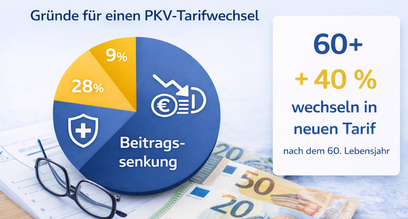 Interner Tarifwechsel statt Versichererwechsel: Der sichere Weg innerhalb der PKV