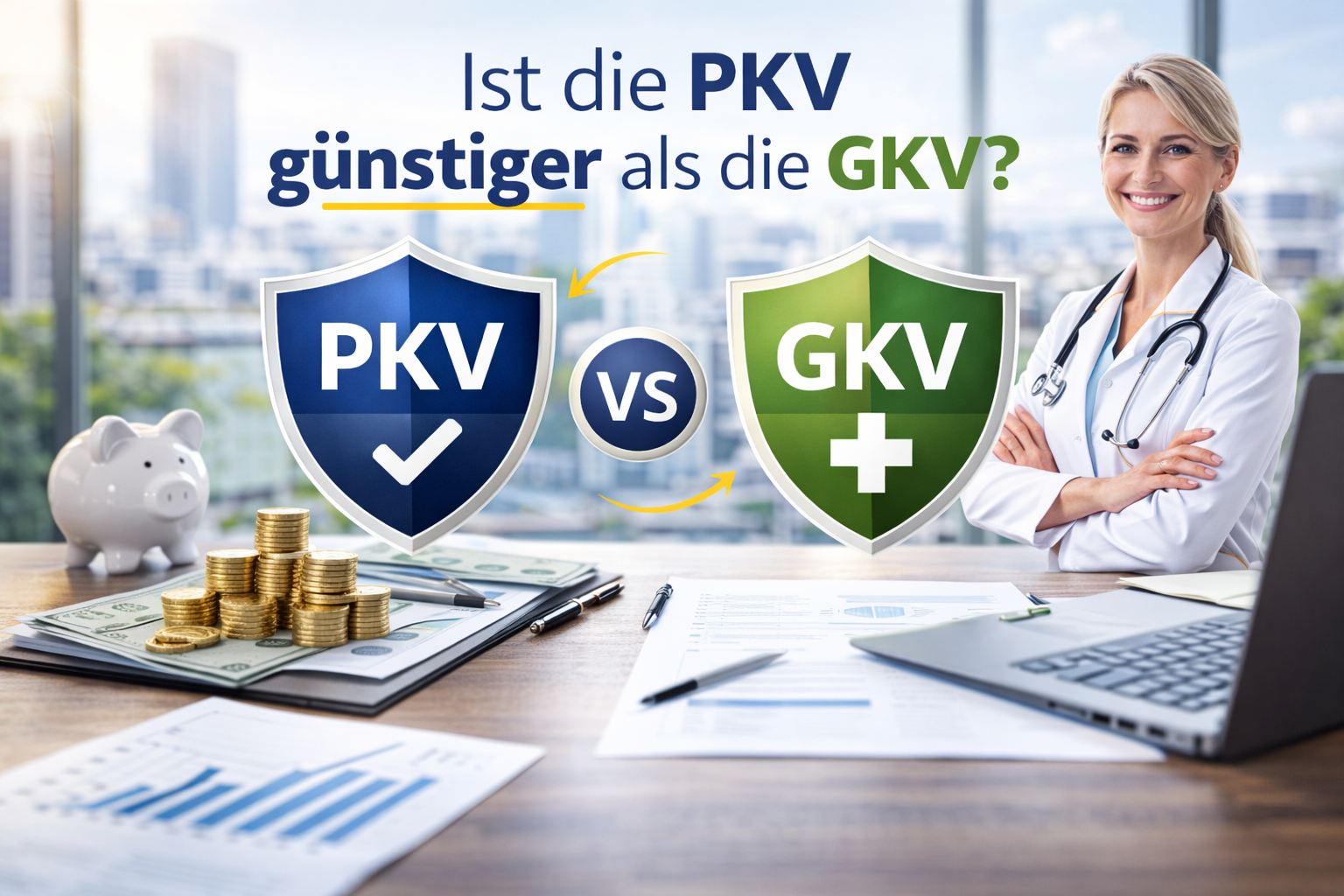 Wechsel von der GKV in die PKV: Wann private Krankenversicherung sinnvoll sein kann