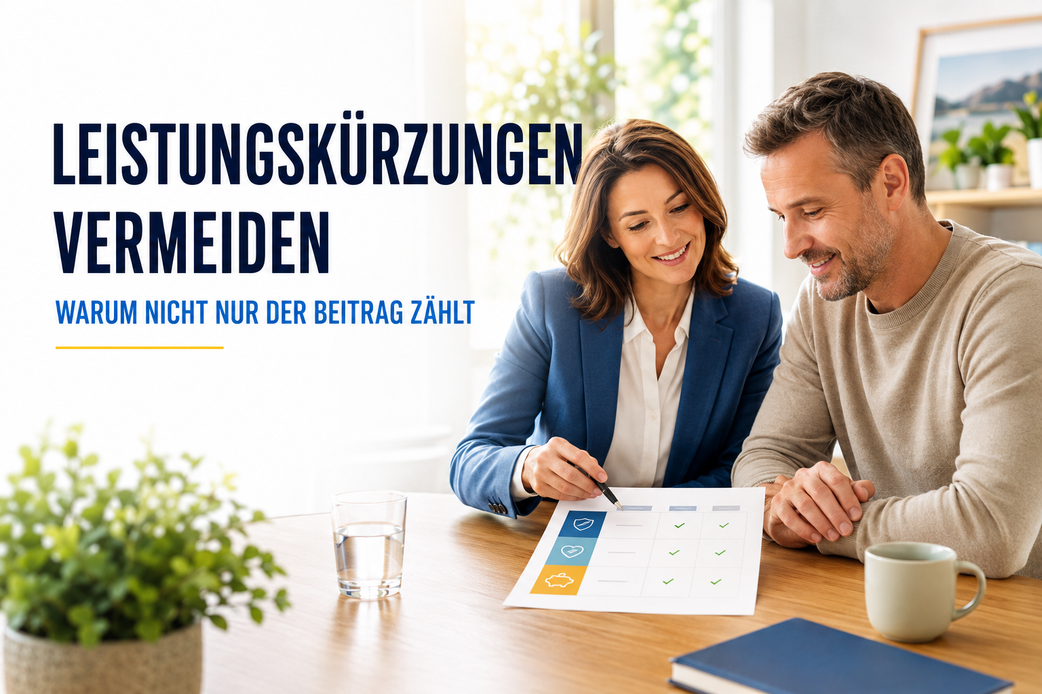 Leistungsk&uuml;rzungen in der PKV vermeiden und Beitrag sowie Leistungen sorgfaeltig vergleichen
